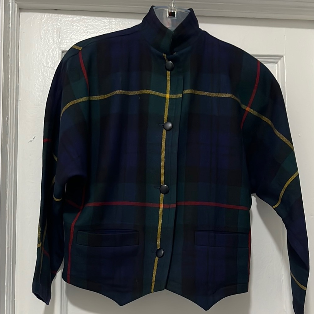 Men's Plaid Jacket - Multicolor